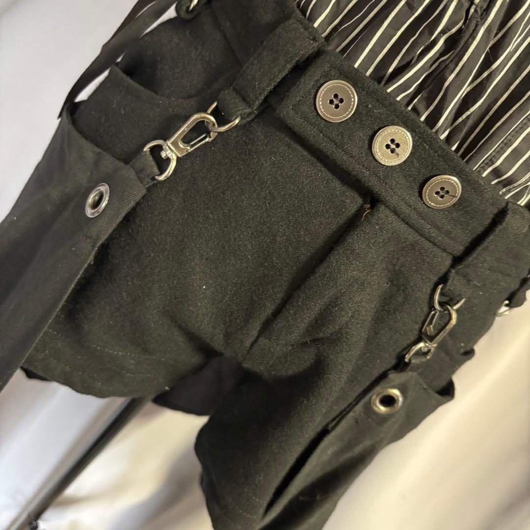 BLACK PEACE NOW皇子系ショートパンツ 巻きスカート付き