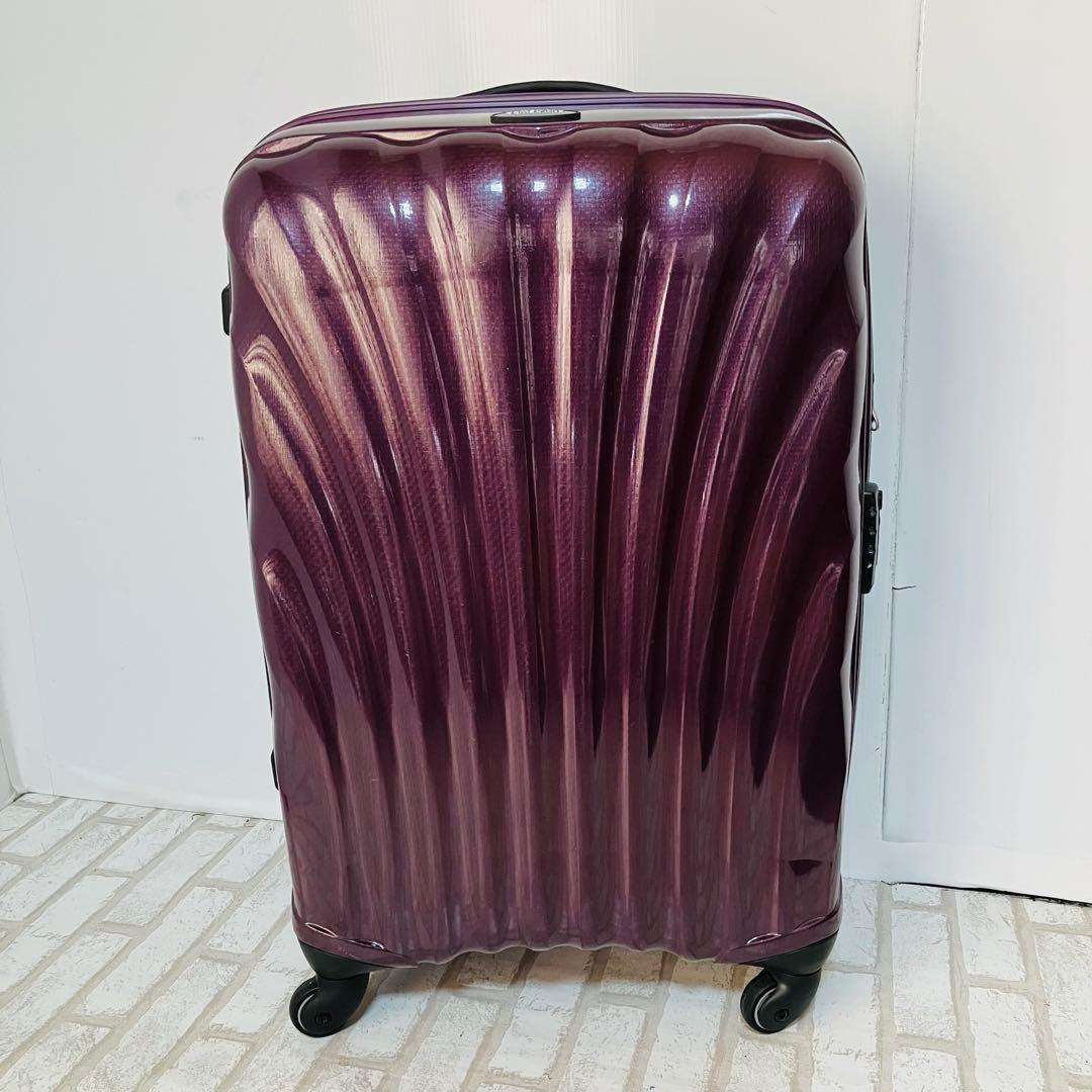 希少色 紫 サムソナイト コスモライト スピナー 68L キャリーケース