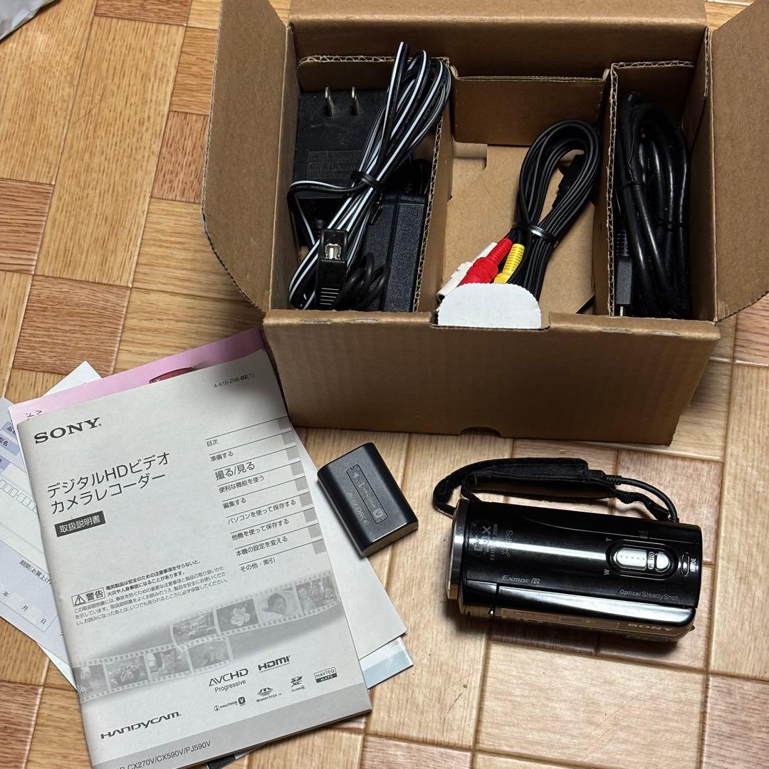 SONY ソニー ビデオカメラ ハンディカム HDR-CX270V