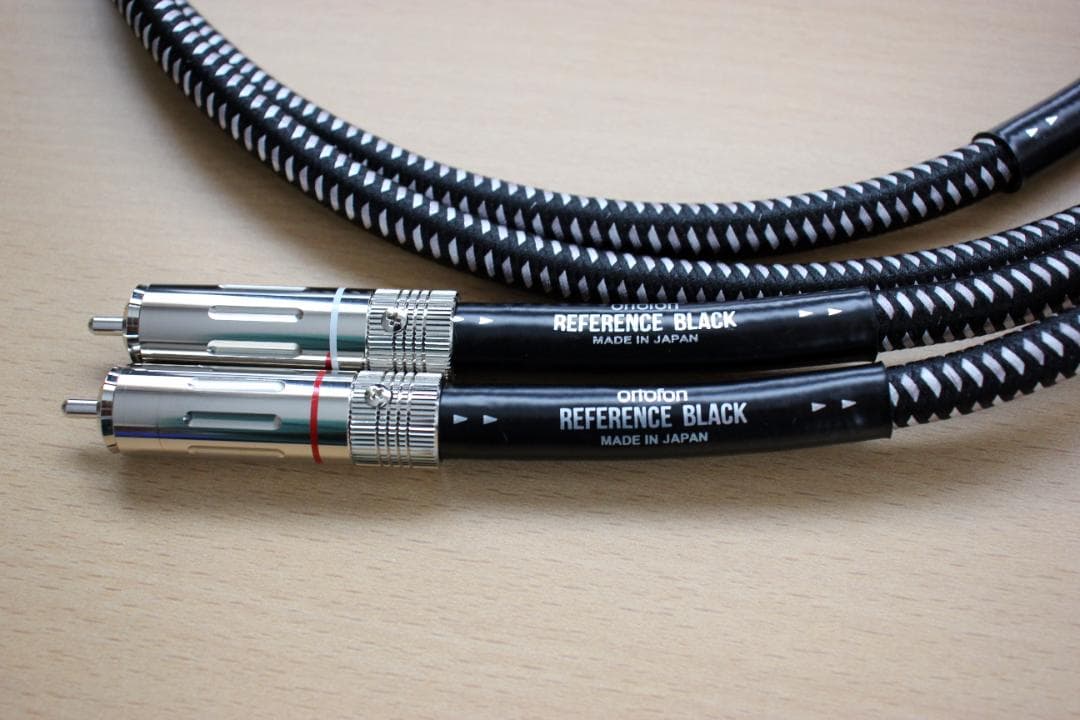 オルトフォン REFERENCE BLACK RCA1.0オーディオケーブル