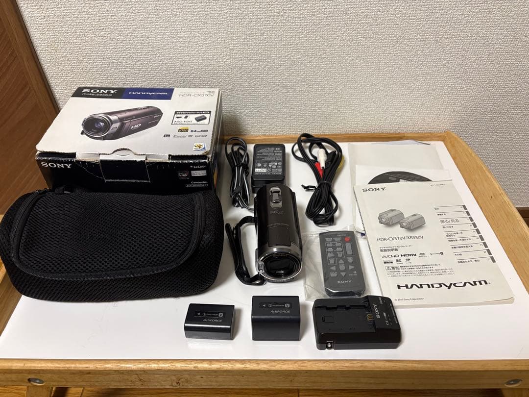【SONY デジタルビデオカメラ】HDR-CX370V ソニー