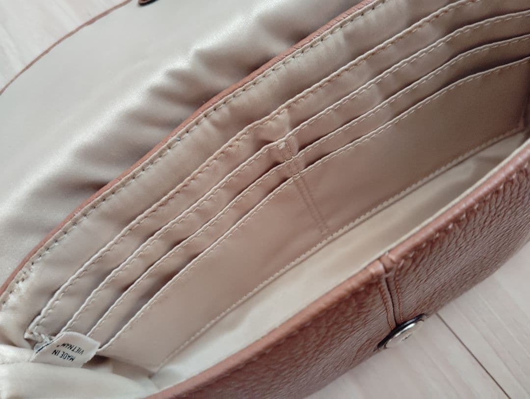 COACH　コーチ レザー　ミニバッグ　ブラウン　カード入れ