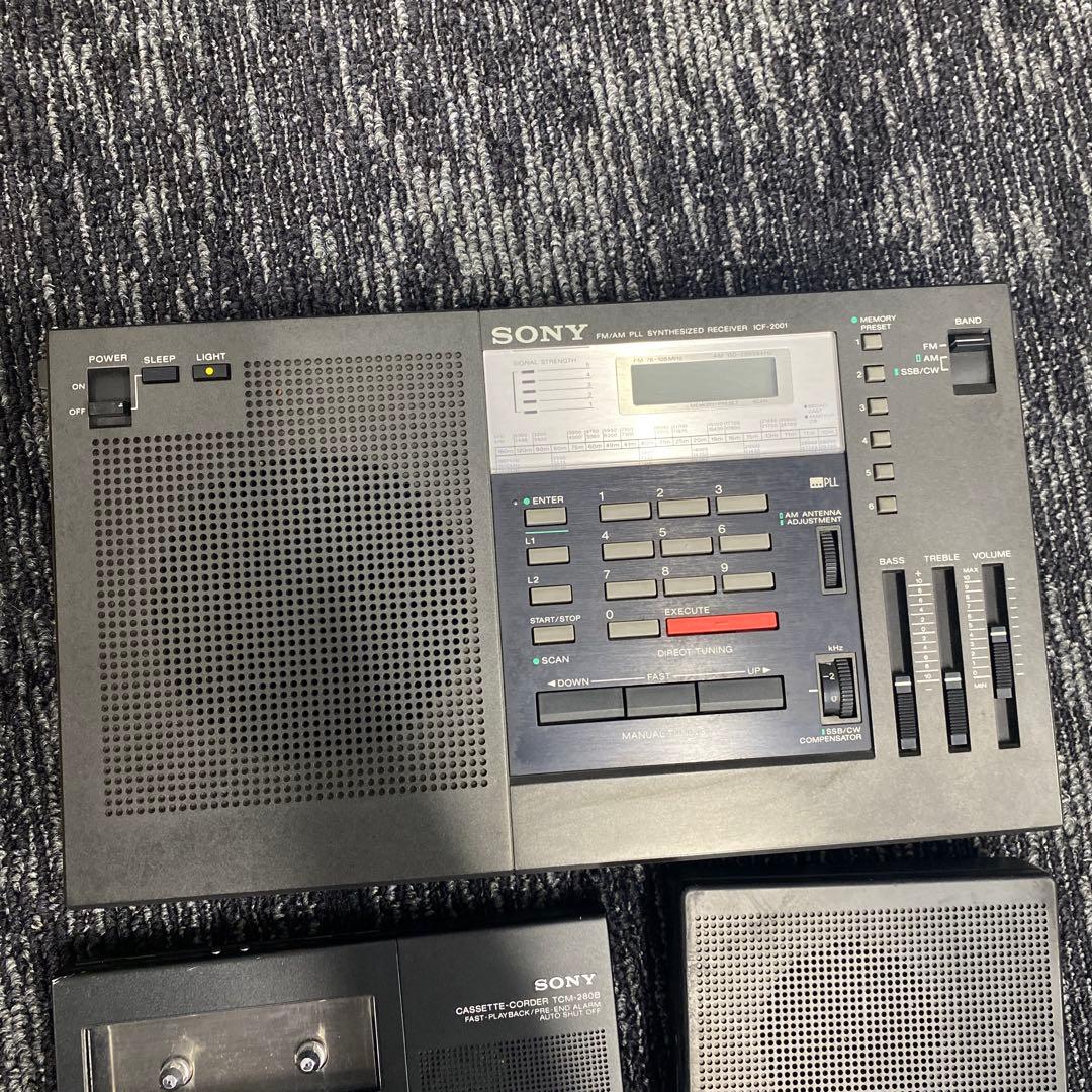 ジャンク品　SONY ソニー ラジオ カセットレコーダー ラジカセ テープ
