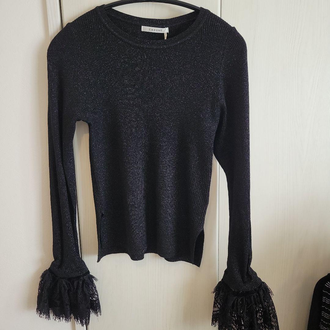 完売品　新品　カデュネ　大草直子さんコラボ　スイッチスリーブニット