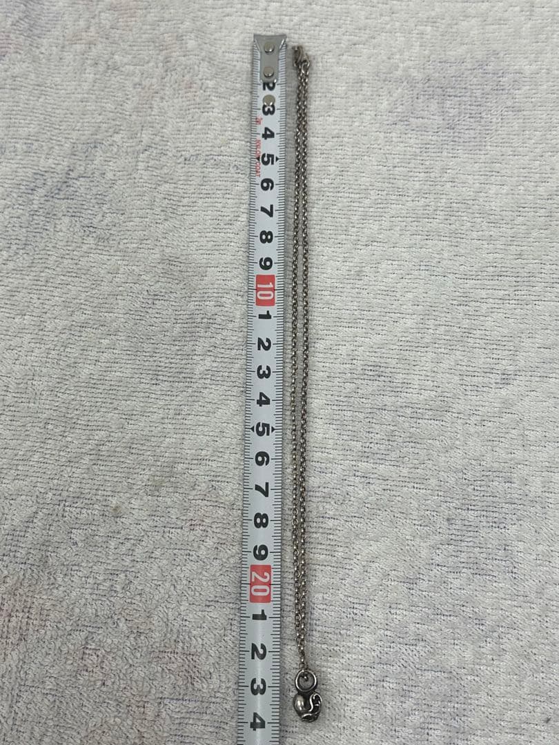 〒CHROME HEARTSハートチャーム　ネックレス　925