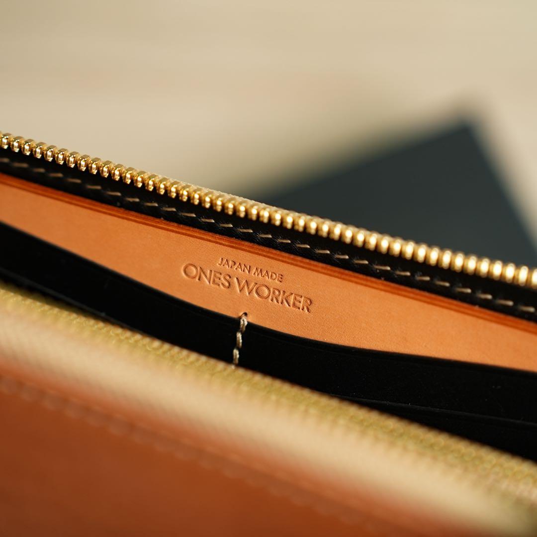 ONES WORKER コードバン ラウンドファスナー長財布