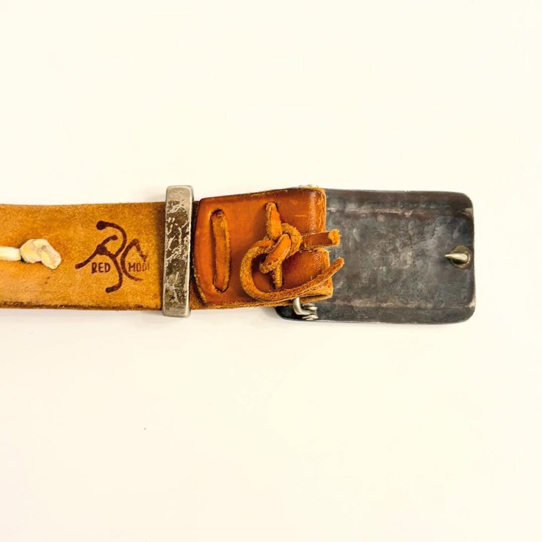 REDMOON 9連 バックル コンチョベルト シルバー928