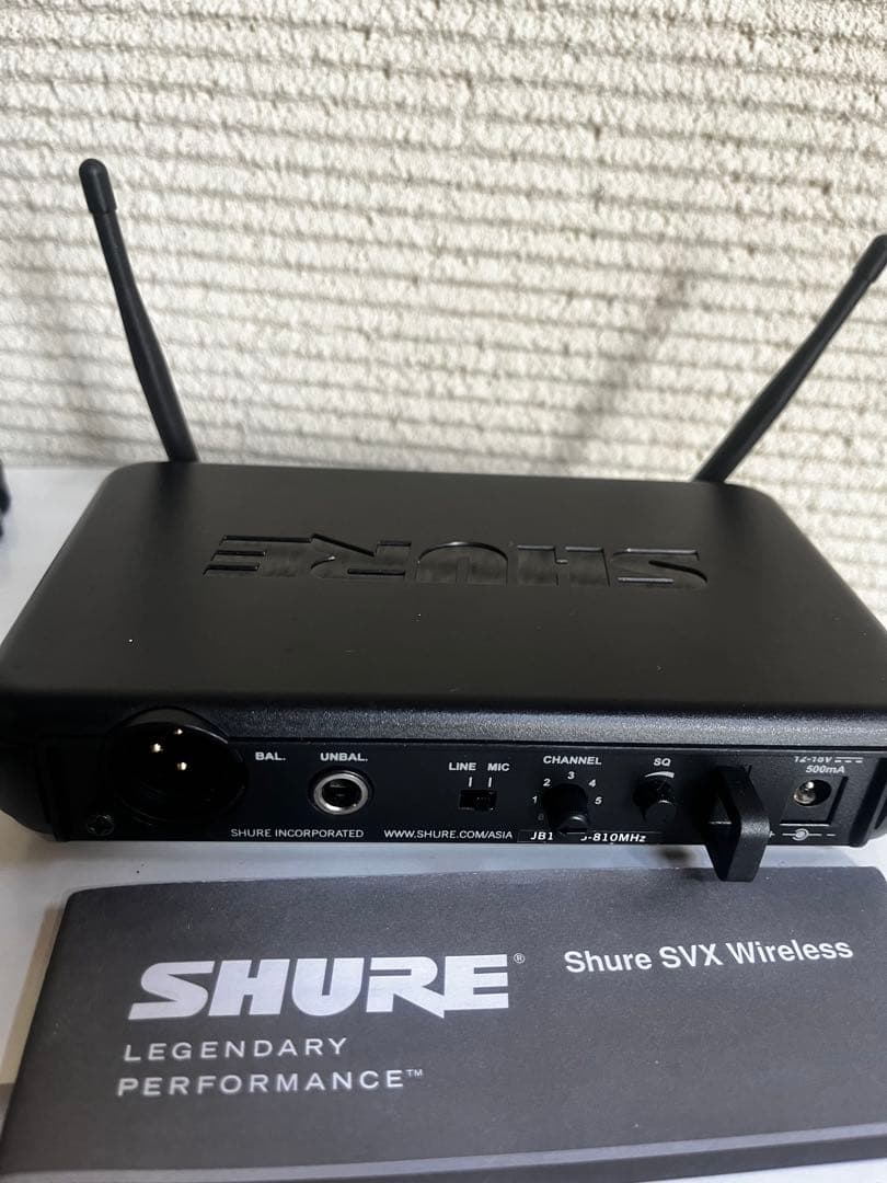 ヘッドホン SHURE SVX Wireless System