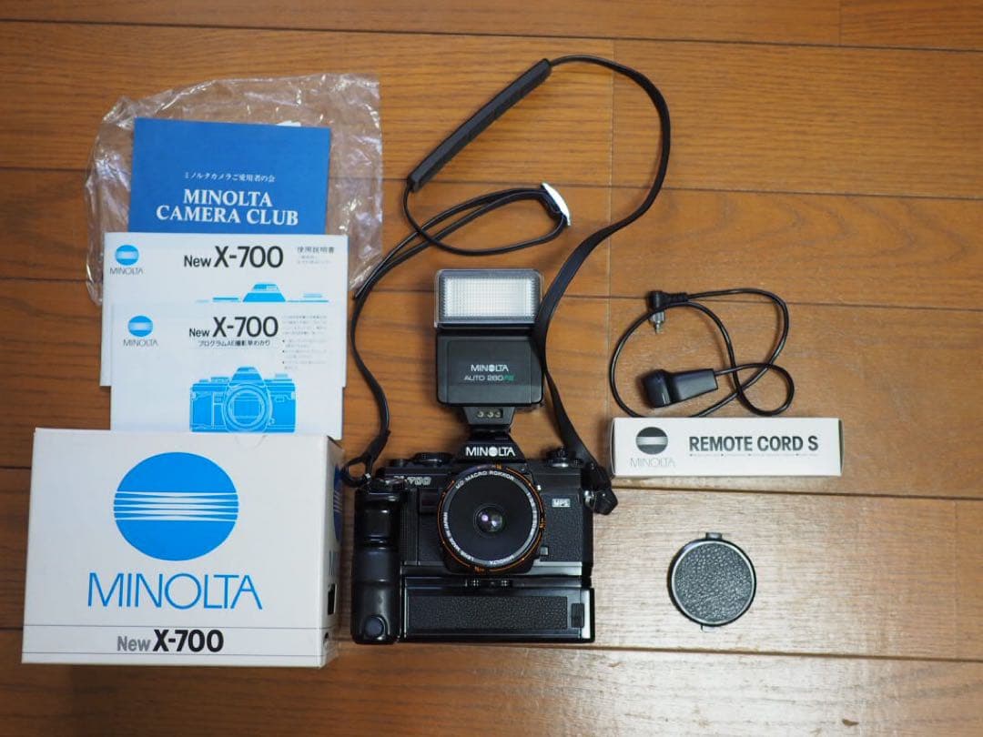 ミノルタX700、MDマクロロッコール50mmf3.5.、その他