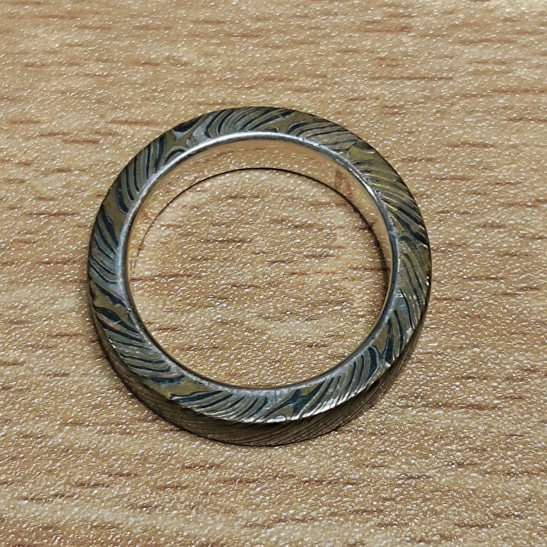 スーマンダックワ　リング　指輪　木目金　19号　アクセサリー　シルバー925