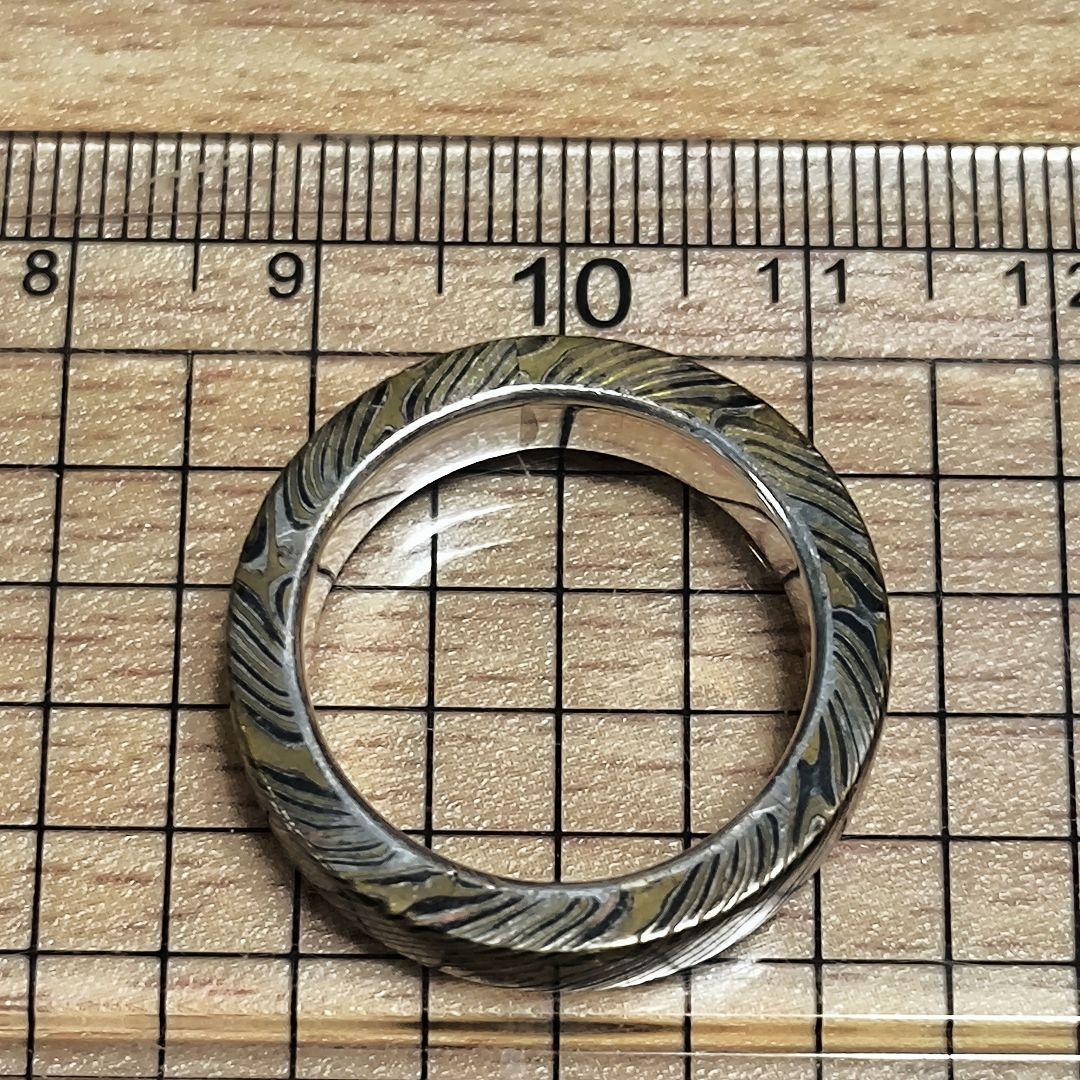 スーマンダックワ　リング　指輪　木目金　19号　アクセサリー　シルバー925