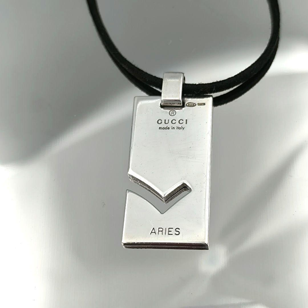 美品✨箱付き✨GUCCI シルバー925 ネックレス ARIES 牡羊座 グッチ