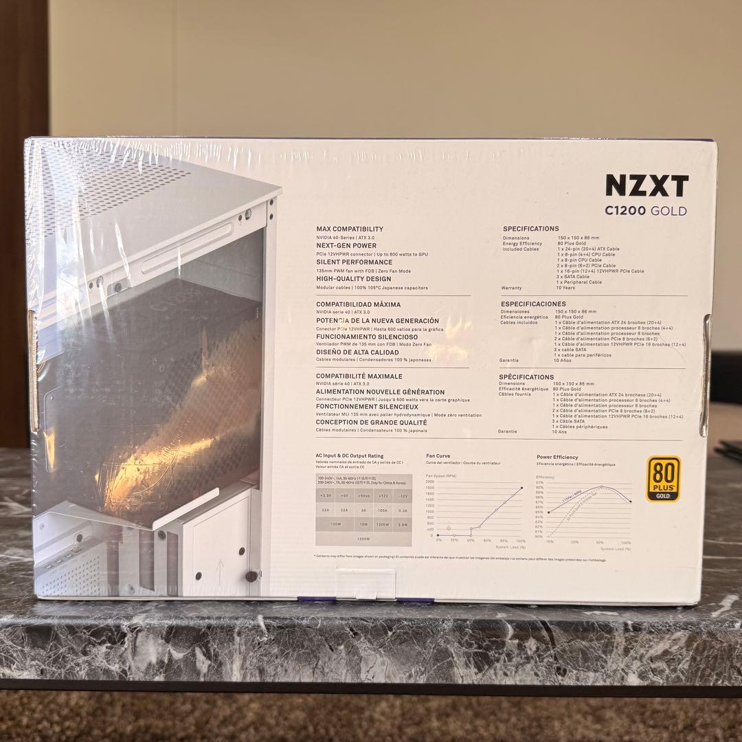 [未開封] NZXT C1200 GOLD 1200W ATX電源