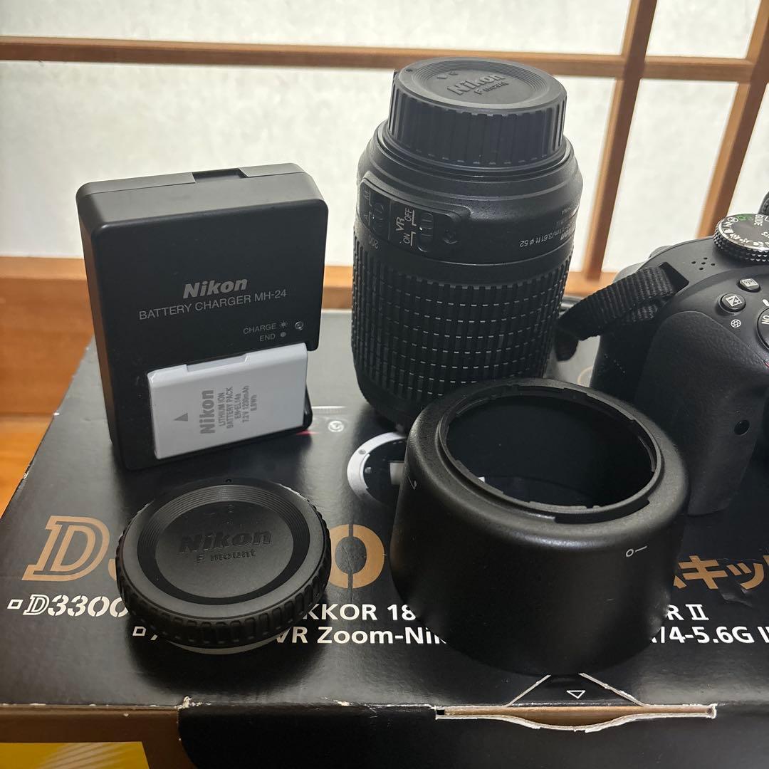 一眼レフカメラ　Nikon D3300 ブラック