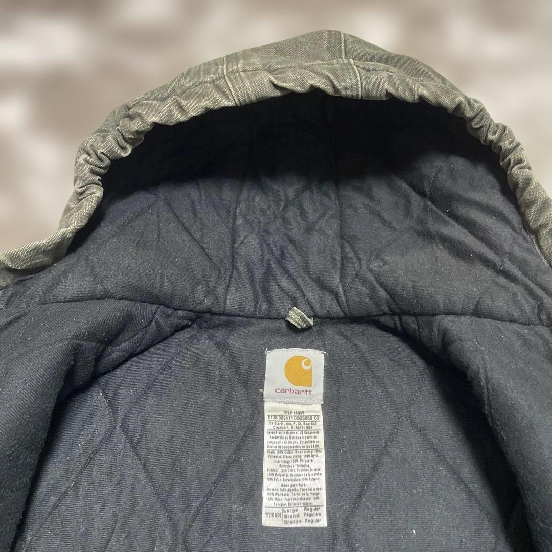 か*か様 Carhartt アクティブジャケット モスグリーン　サイズ L
