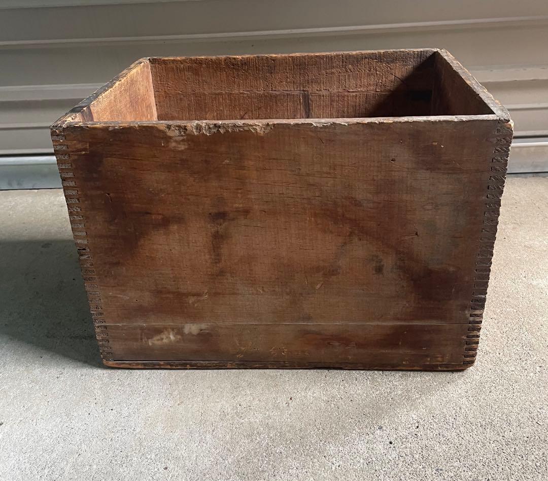 ビンテージ/USA製/アドバタイジング/ウッドボックス/ケース/木箱/店舗什器①