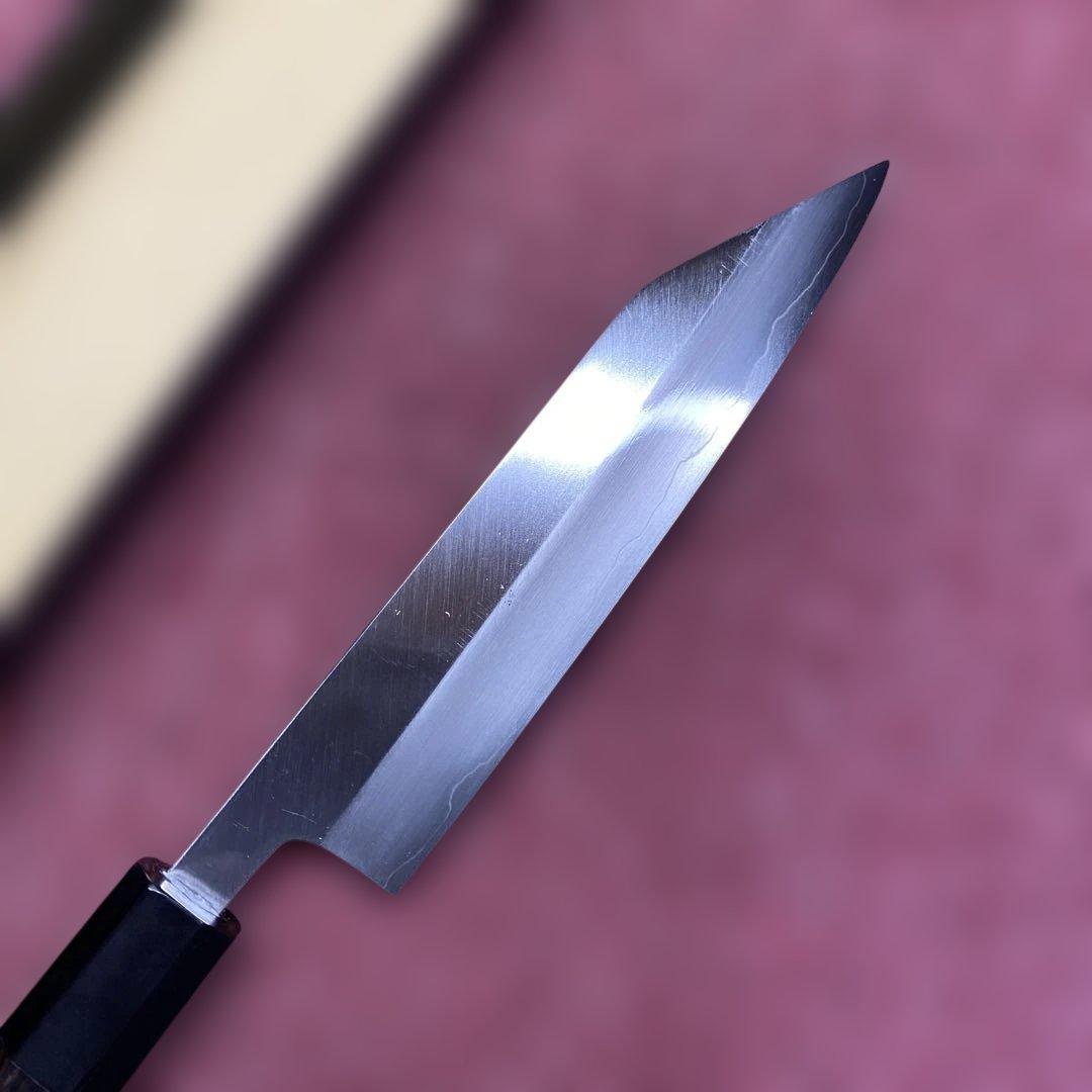 銀三　両刃　特製万能型ペティ包丁 150㎜ 5寸