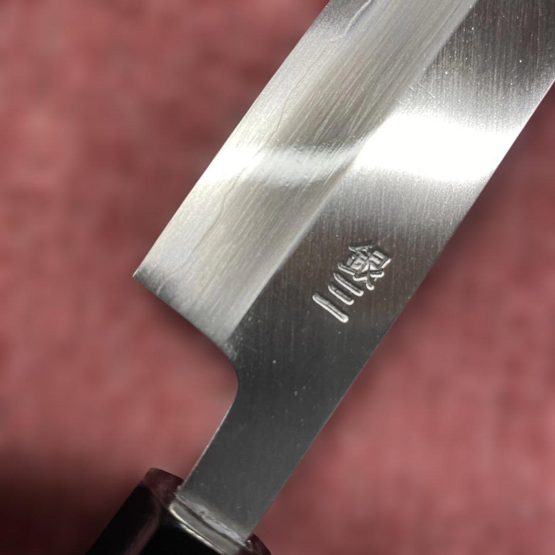 銀三　両刃　特製万能型ペティ包丁 150㎜ 5寸