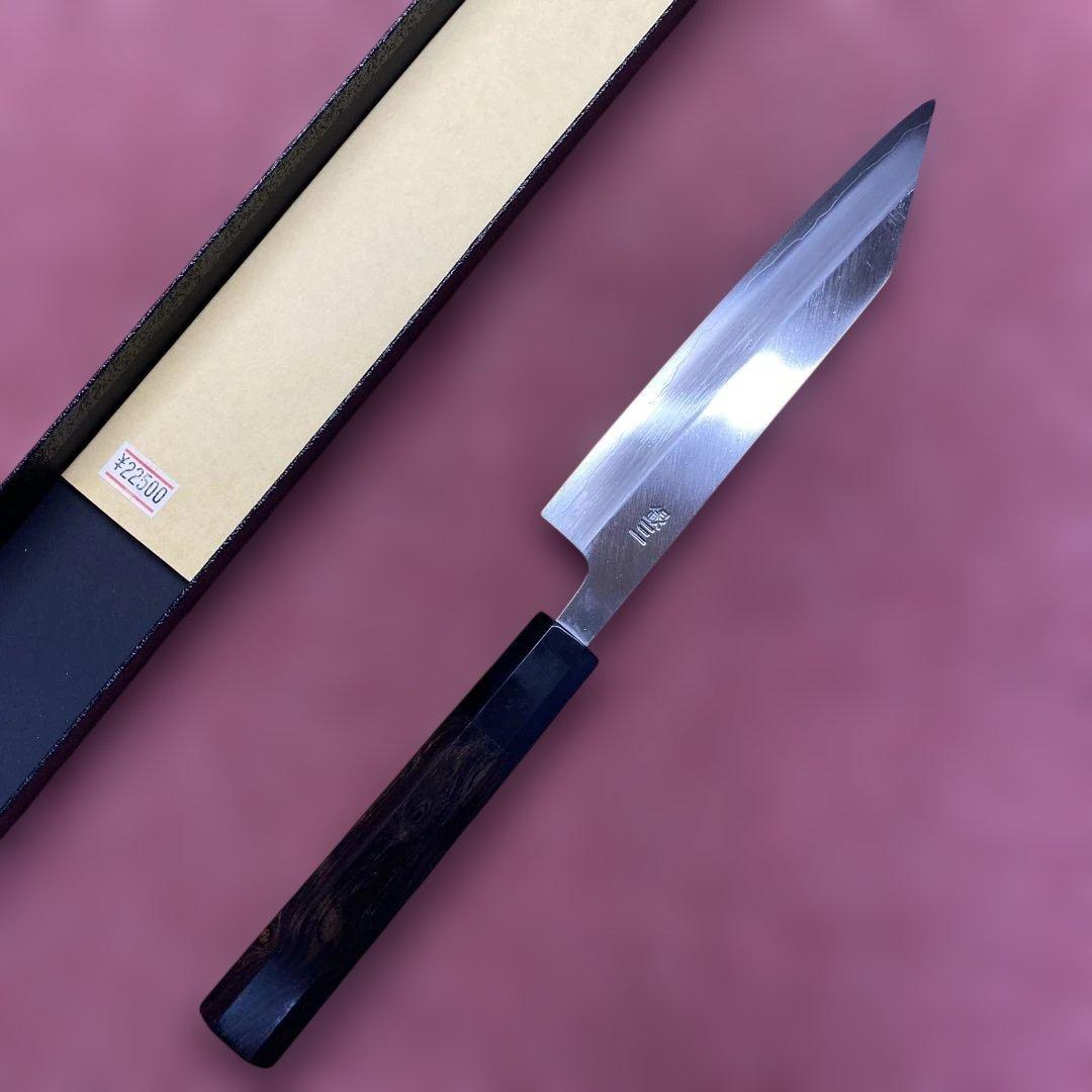 銀三　両刃　特製万能型ペティ包丁 150㎜ 5寸