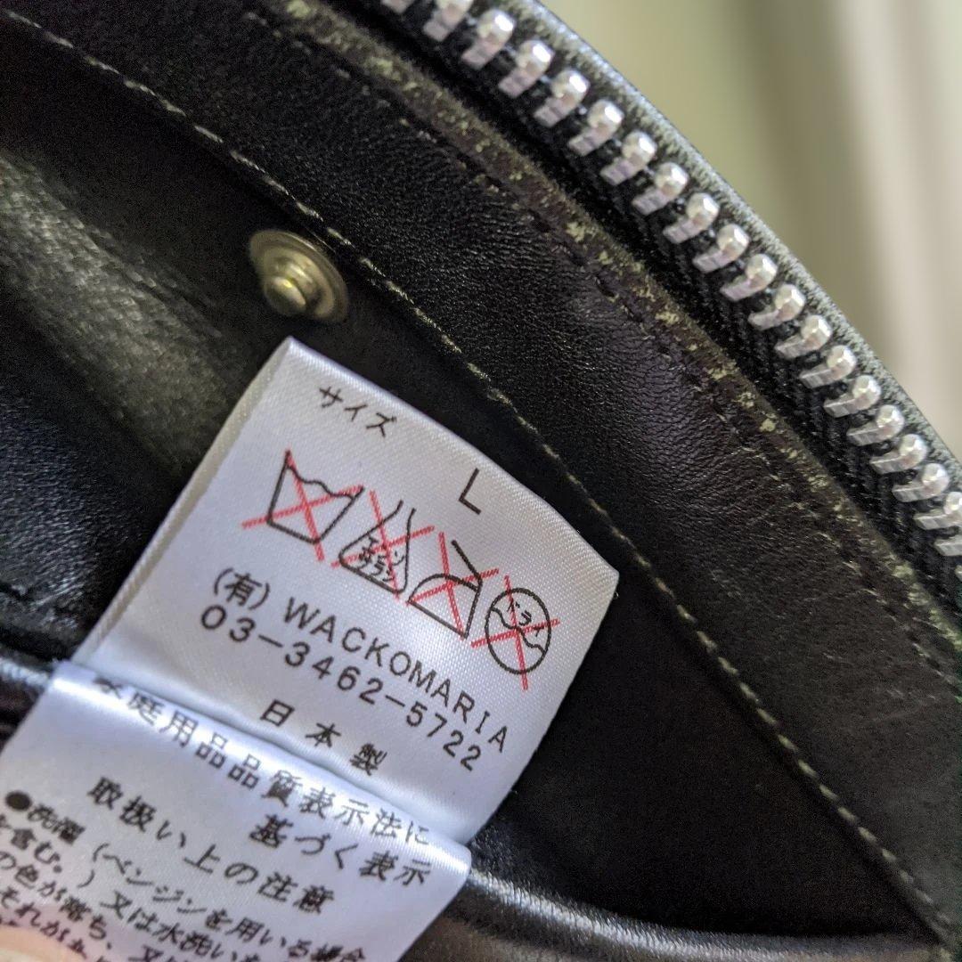 最終価格】美品 WACKOMARIAワコマリアG1レザージャケット Lサイズ