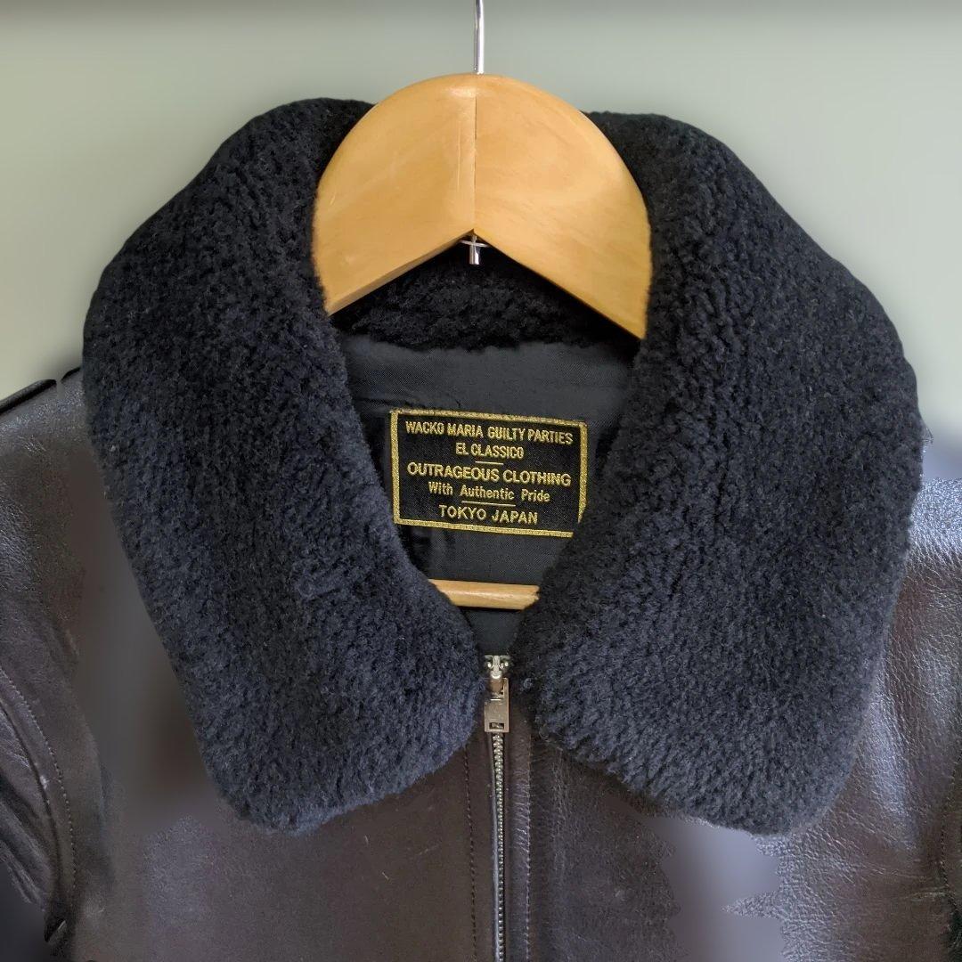 最終価格】美品 WACKOMARIAワコマリアG1レザージャケット Lサイズ