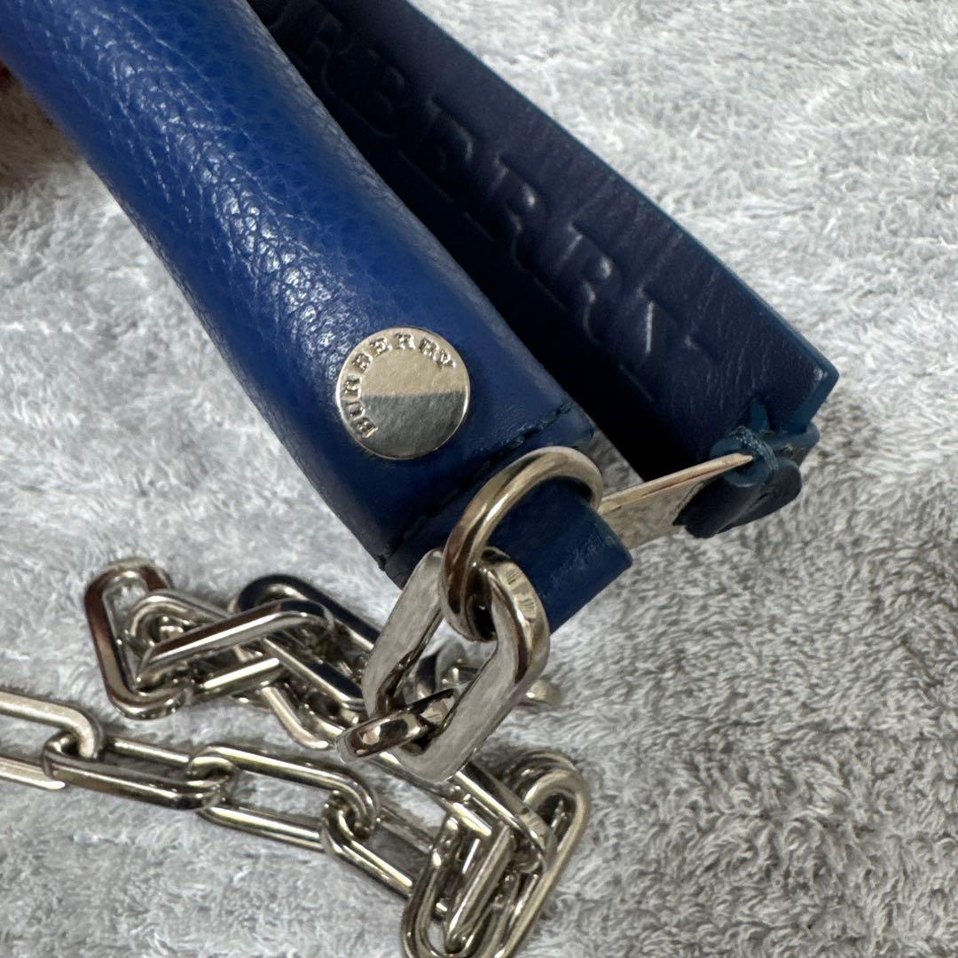 BURBERRY　バーバリー　ミニウォレット　ケース　財布　チェーン