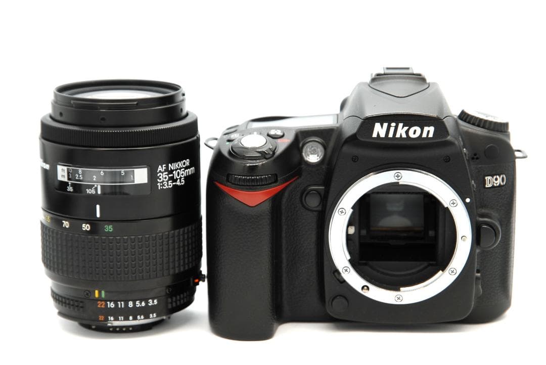 【美品】Nikon D90 レンズキット 35-105mm 動作良好 S数少なめ