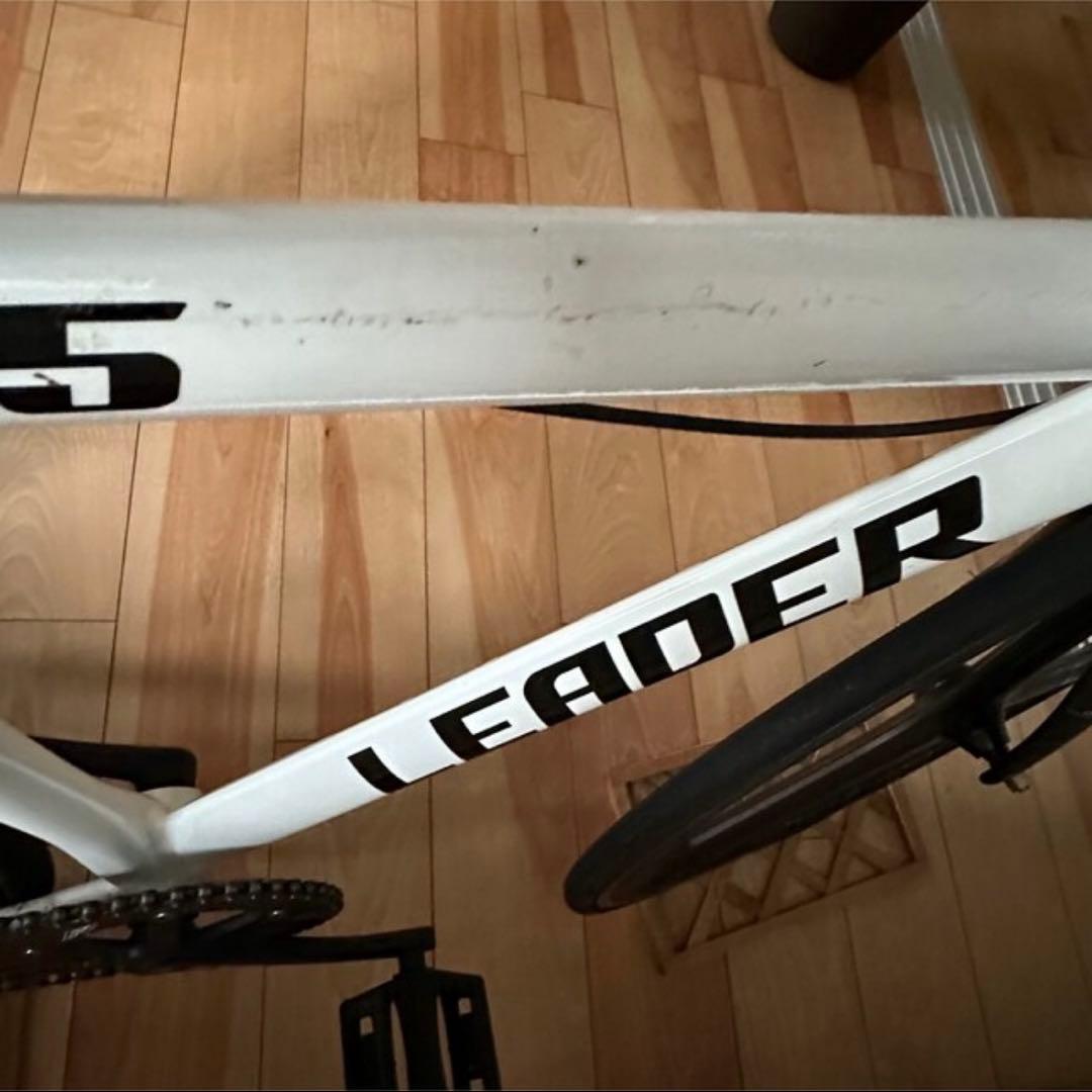 LEADER 725 ピストバイク ホワイト サイズS