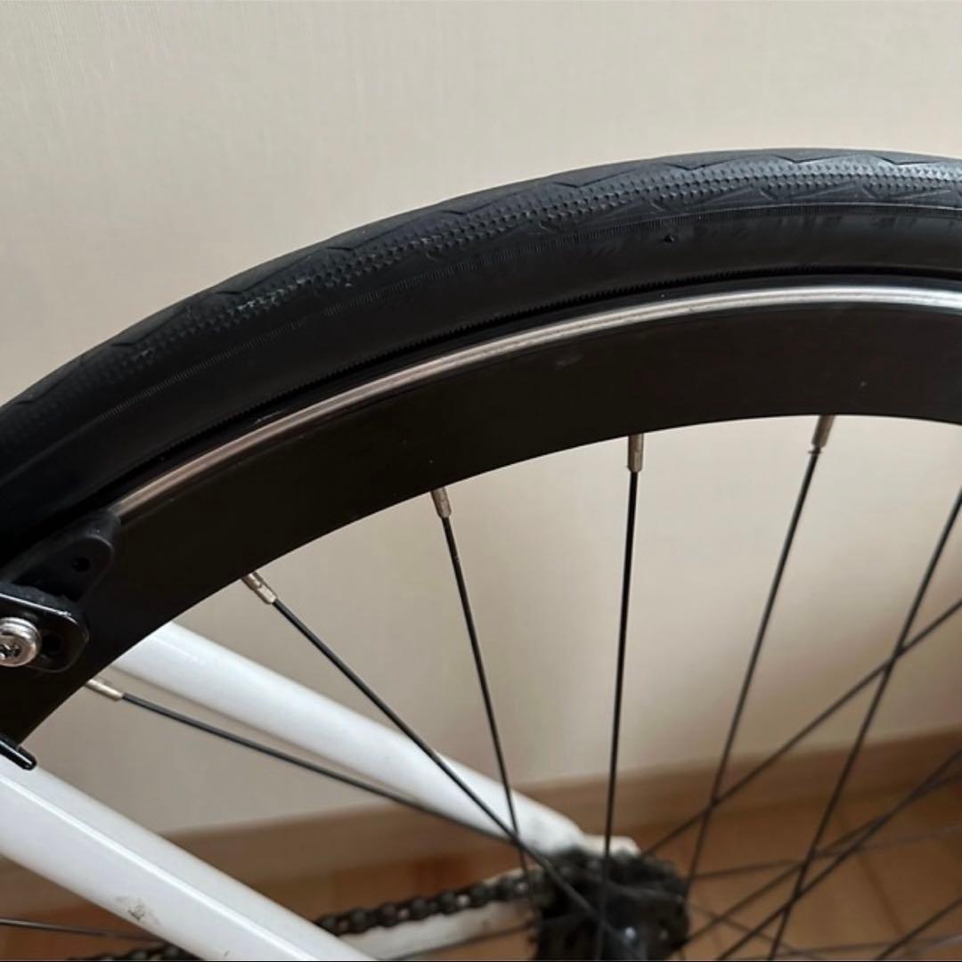 LEADER 725 ピストバイク ホワイト サイズS