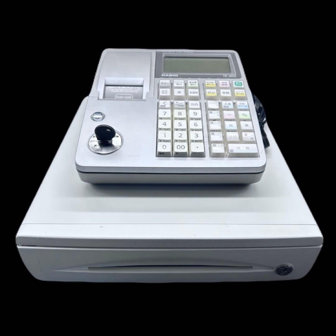 CASIO TE-400 電子レジスター カシオ ドロア分離型　-398