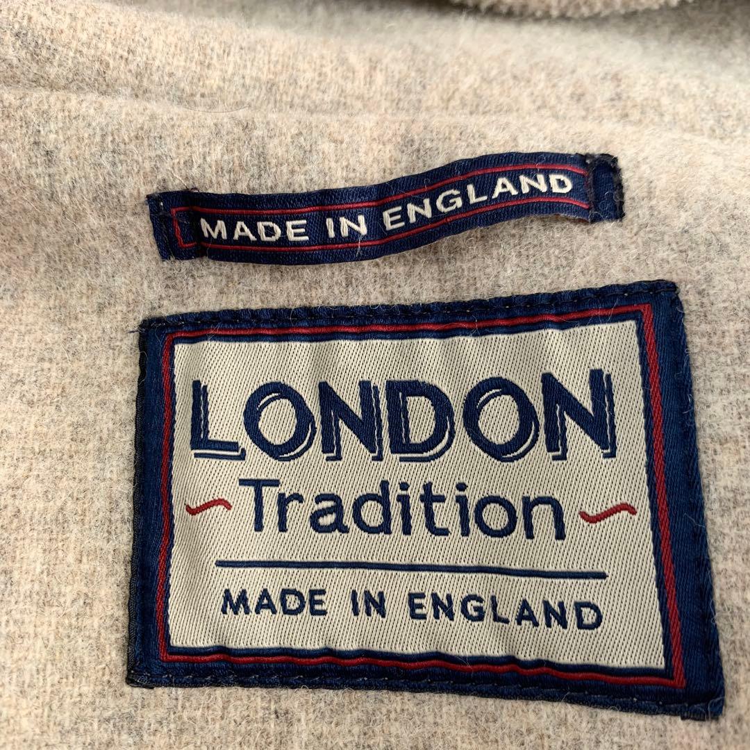【美品】LONDON TRADITION×BEAMS別注 ダッフルコート グレー