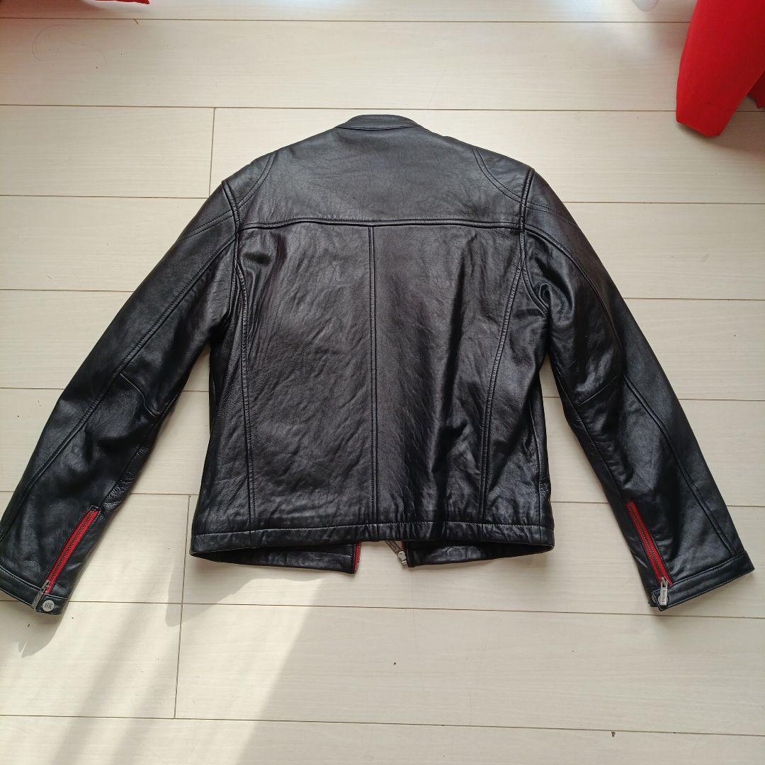 ハードロックカフェ革ジャン 黒(裏地赤)