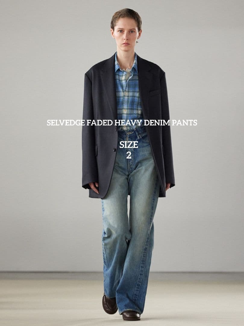 パンツ 24AW SELVEDGE FADED HEAVY DENIM PANTS 2