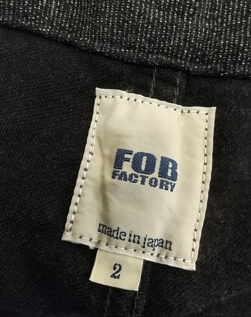 価格変更 Fob factory F0466 ダークグレーオーバーオール