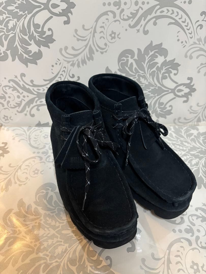 【Clarks】 クラークス ワラビーブーツ ゴアテックス ブラック 防水