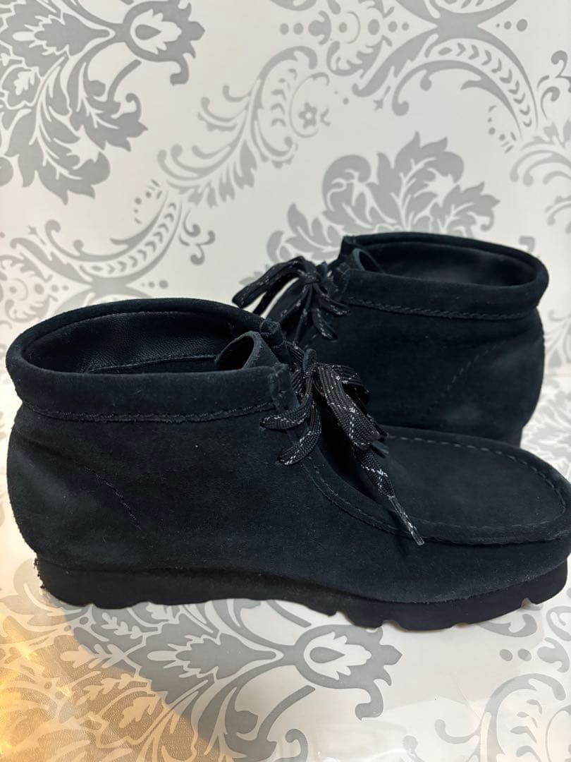 【Clarks】 クラークス ワラビーブーツ ゴアテックス ブラック 防水