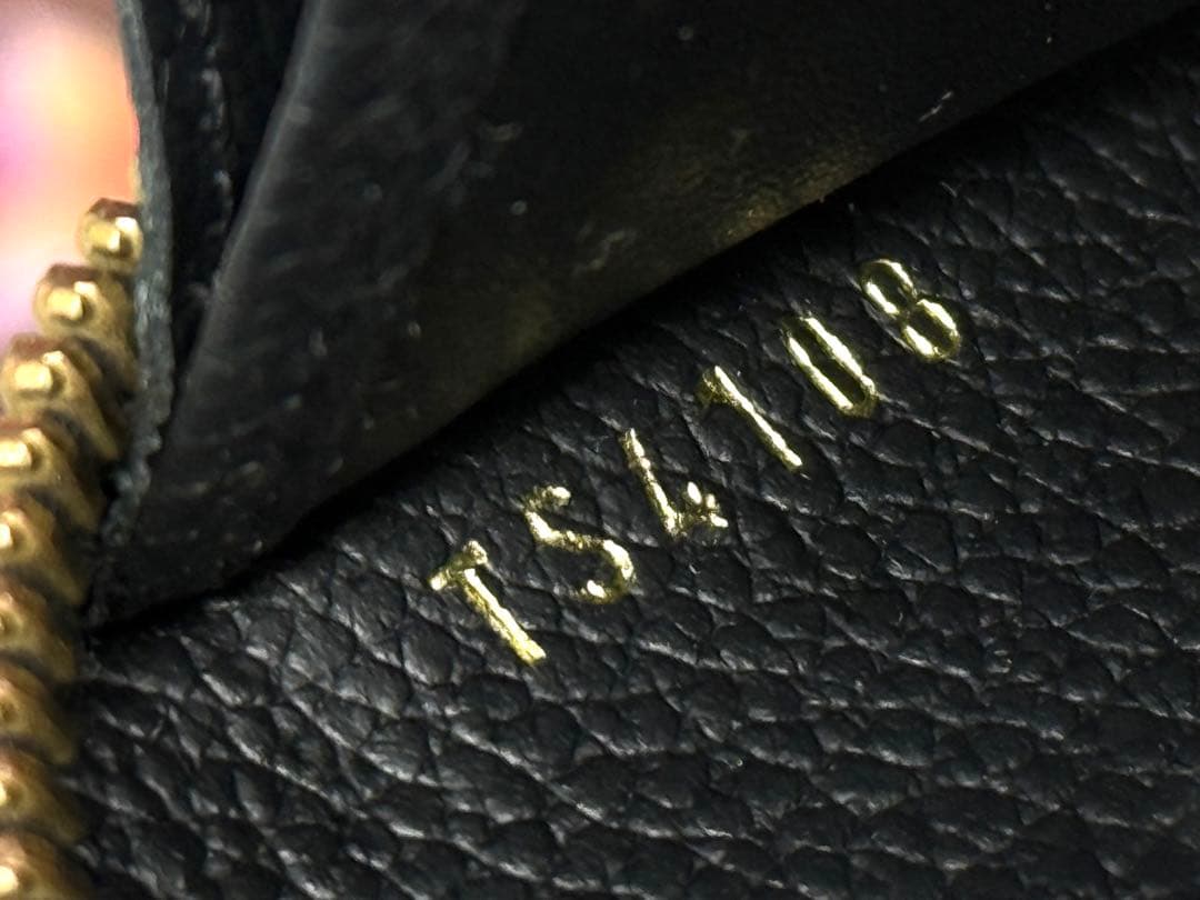 良品！新型　ルイヴィトン　アンプラント　ジッピーウォレット長財布　ブラック