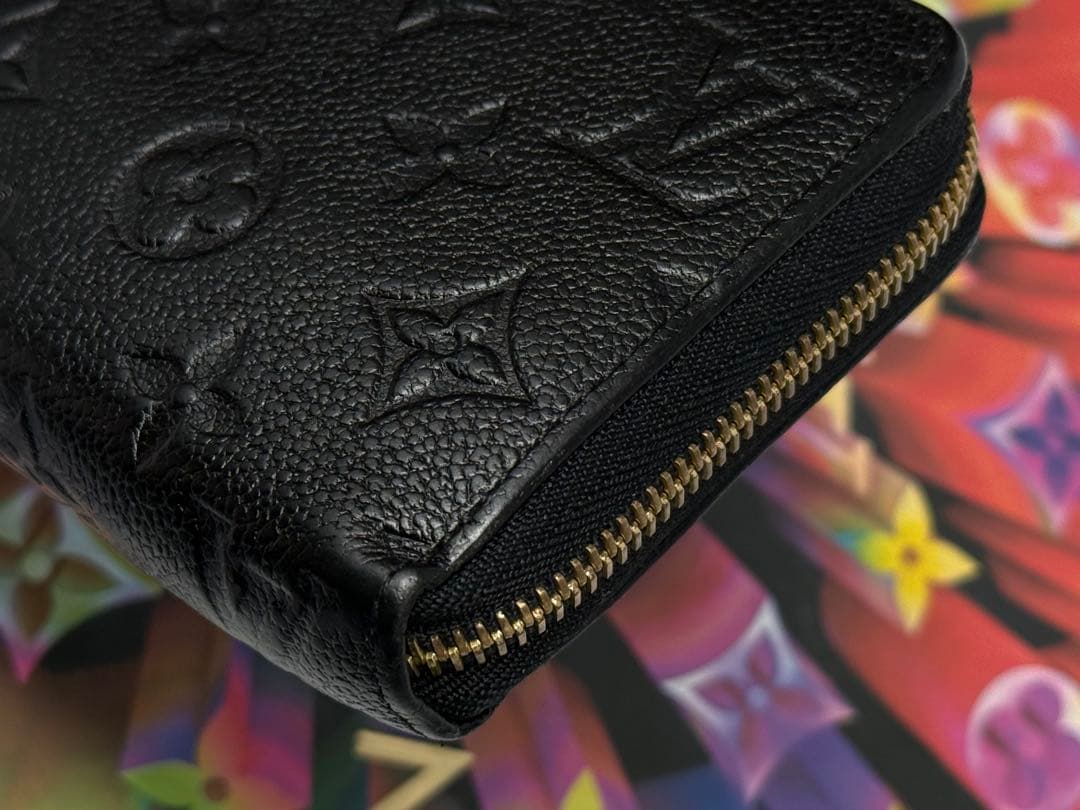 良品！新型　ルイヴィトン　アンプラント　ジッピーウォレット長財布　ブラック