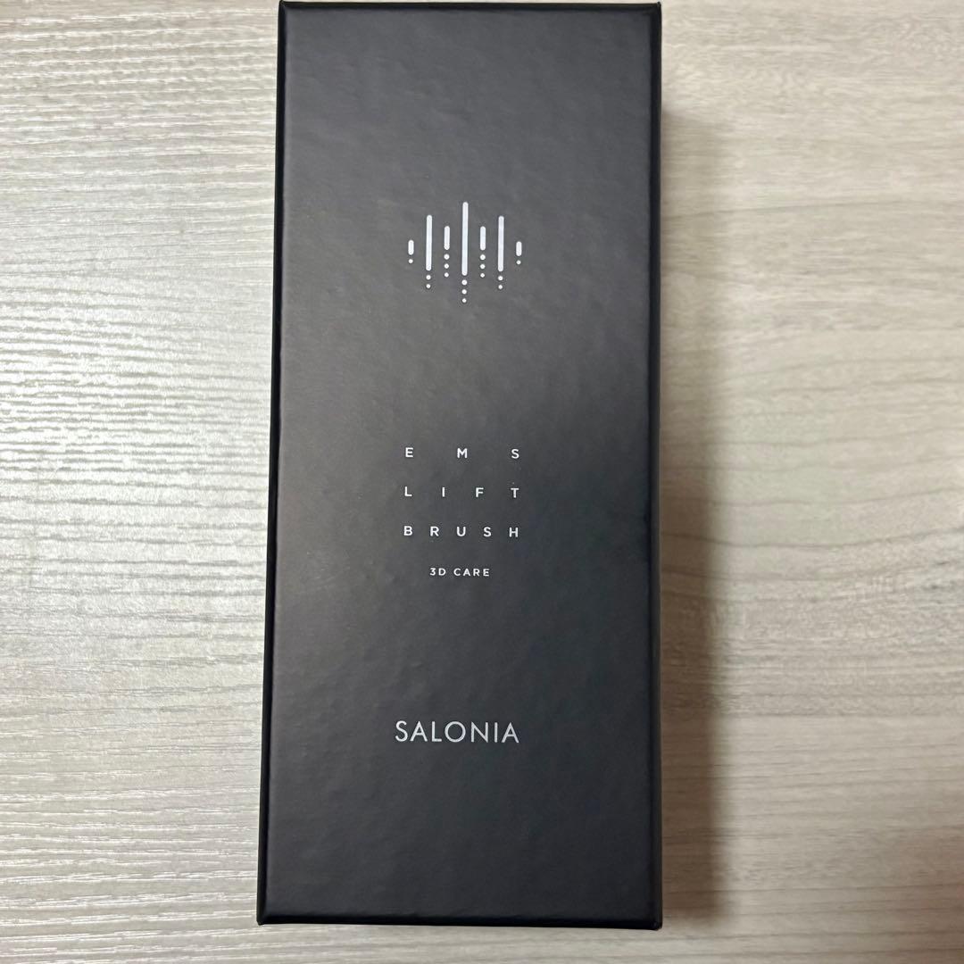 【未使用・美品】SALONIA EMSリフトブラシ 3Dケア ブラック