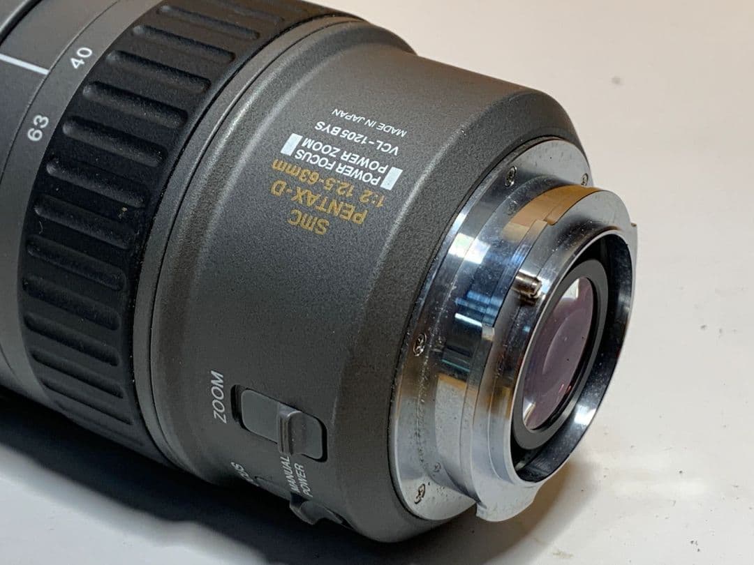 Pentax-D 1:2 12.5-63mm レンズ VCL-1205BYS