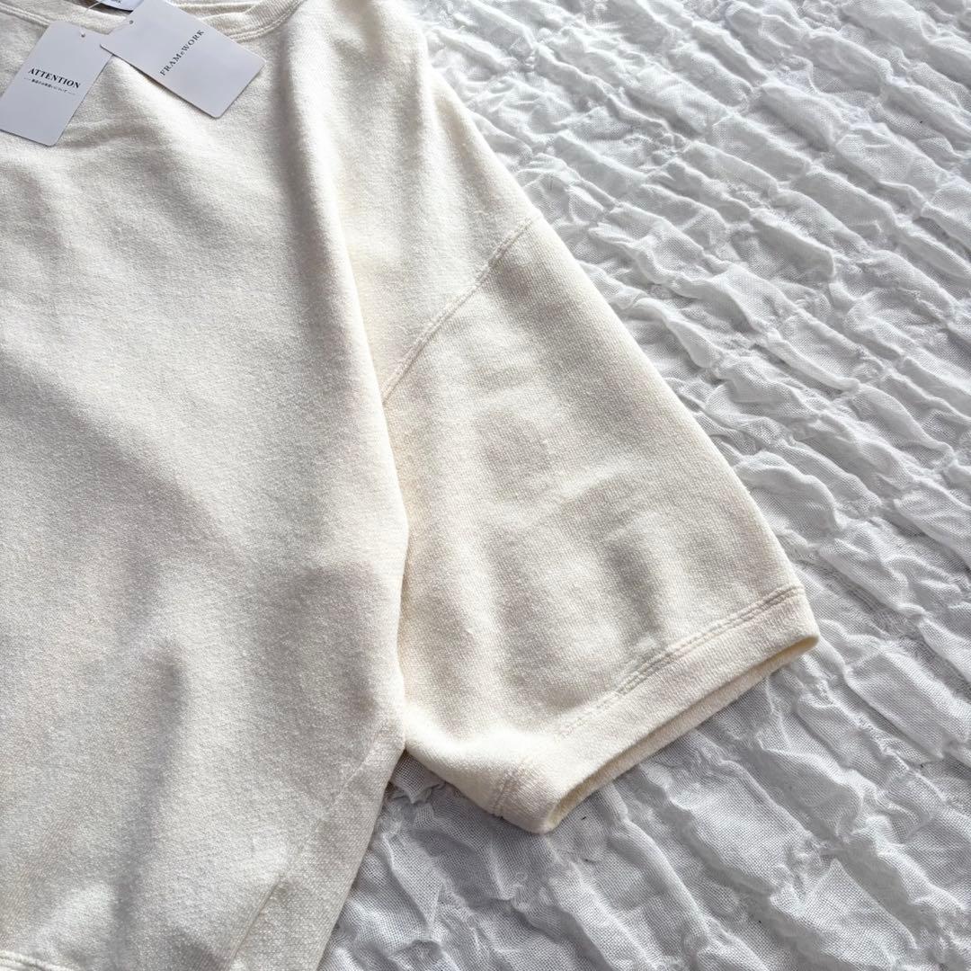 【新品未使用タグ付】 フレームワーク 25SSモデル リネンルーズプルオーバー