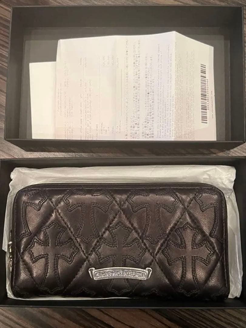 【新品】CHROME HEARTS REC F ZIP QUILTED