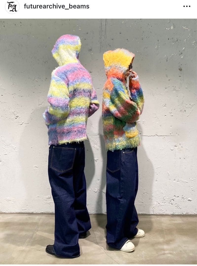 トップス BEAMS FUTURE ARCHIVE / SHAGGY KNIT PARKA