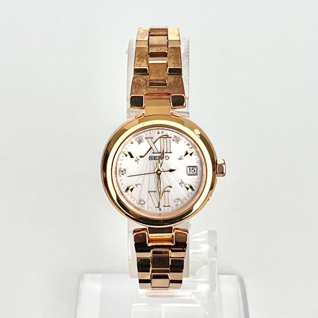 セイコー SEIKO ルキア レディース 腕時計 稼働 電波ソーラー s2047