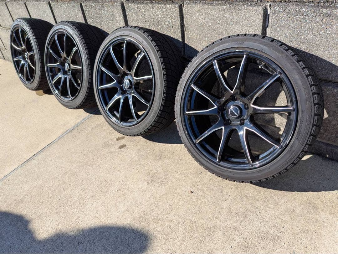 横浜市　225/40R18 スタッドレス　タイヤホイールセット　レクサスISなど