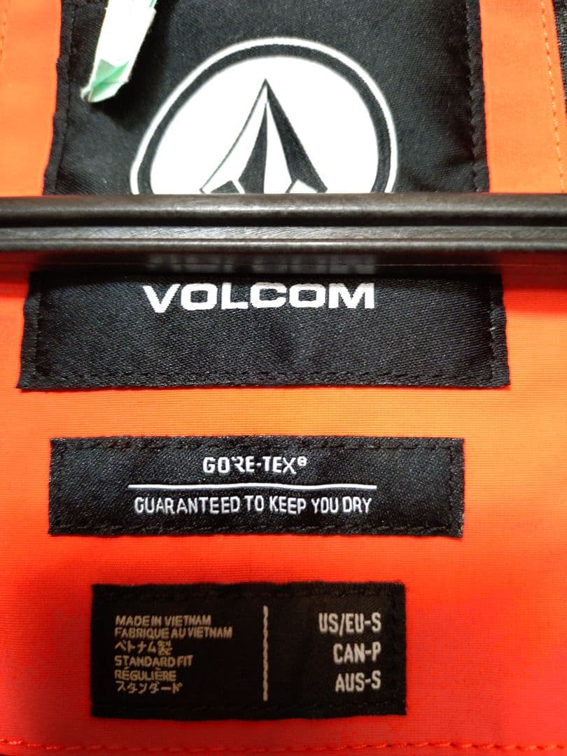 VOLCOM GORE-TEX® オレンジジャケット US/EU-S