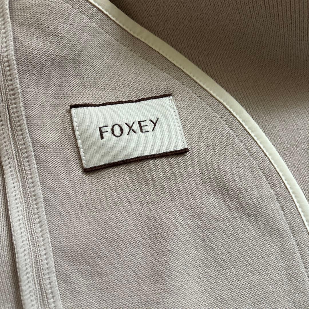 フォクシー FOXEY コート　ロングカーディガン　カーデ　ニット