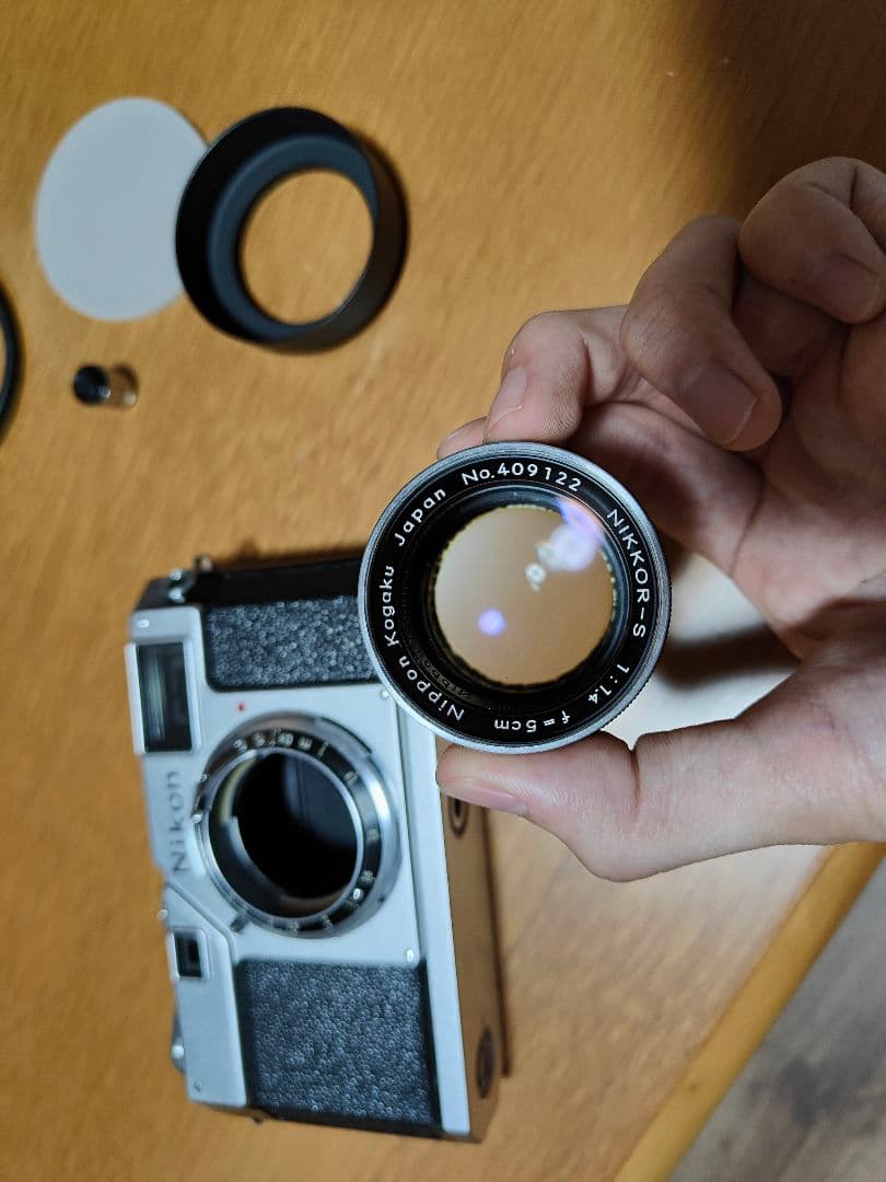 ニコンS4 整備済み美品 50mm f1.4付き