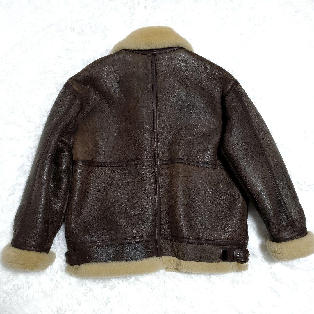 グローブボックス　リアルムートン　フライトジャケット　B-3　L