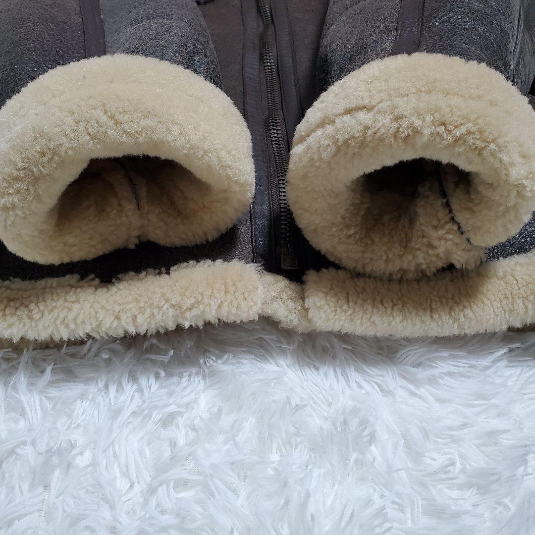 グローブボックス　リアルムートン　フライトジャケット　B-3　L